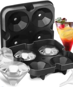 Silicone Diamond Ice Cube Tray – Shaped Ice Cubes in a Silicone Mold